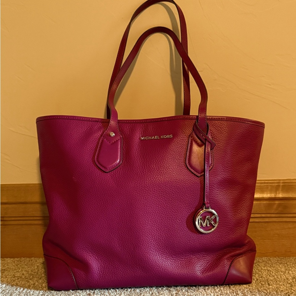 Michael Kors Fuchsia Tote Bag